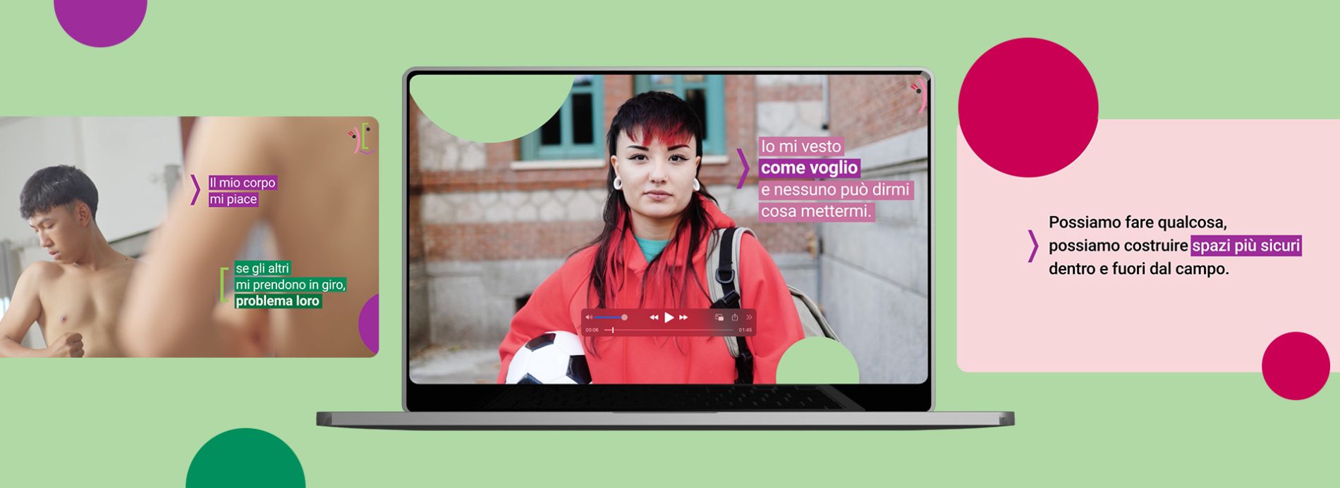 Differenze 2.0 - anteprima del video sullo schermo di un laptop