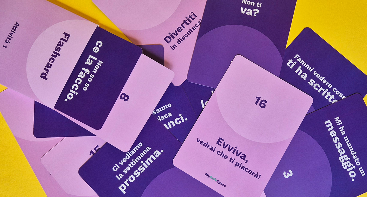 My safe space, dettaglio del toolkit delle carte